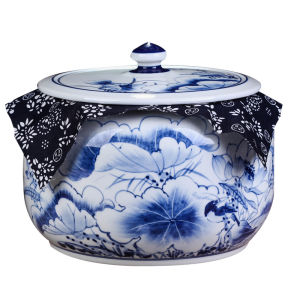 Hand-painted Chinese Style Sealed Moisture-proof Tea Canister
