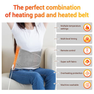 Hailicare Multifunctional Heating Pad Electric Heating Belt Heated Blanket Household Warm Keeping Artifact Warm Legs Abdomen Hands Body Warming Office Home