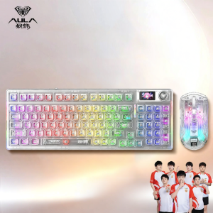 AULA | Gaming Customizable Mechanical Keyboard and Mouse Set Wireless Triple Mode