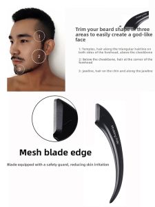 Manual Shaving Trimmer for Mustache and Eyebrows