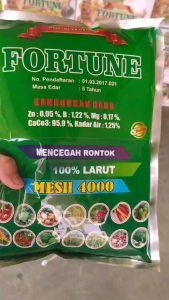 Pupuk Fortune 1 Kg – Pupuk Kalsium Serbuk Organik untuk Cabe | Atasi Rontok Bunga & Buah Obat Layu Anti Busuk Ujung Perkuat Batang Lebat & Panen Maksimal