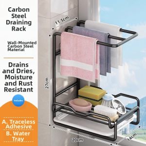 youqin | Wall-mounted No-drilling Kitchen Storage Rack