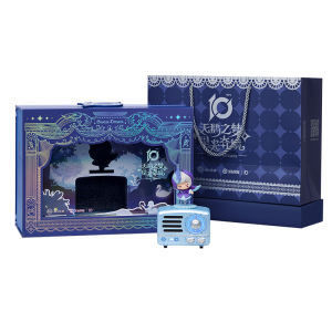 MAOWANGMIAOBO | Cat King Bluetooth Speaker Collaborative Limited Edition Xiao Qiao Swan Dream Gift for Girls Birthday High Bass Stereo Sound Mini Speaker