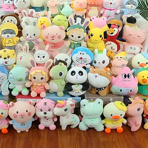 ```Gấu Bông Capybara Đeo Tai Nghe Dễ Thương Cho Trẻ Em HADA- Gấu Bông Chuột Lang Nước Màu Nâu``` HADA