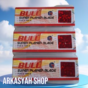 MATA PISAU PASAH BULL BOX 3 PCS (PISAU KAYU PISAU SERUT PISAU PASAH PISAU BAJA)