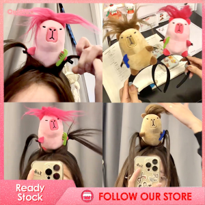 ยางมัดผมน่ารักสเตอริโอปลาปักเป้าคาดศีรษะตลก Plush คาดศีรษะน่ารัก Culolo