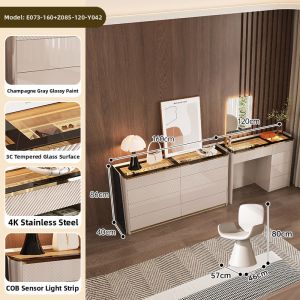 Minimalist Luxury Jewelry Storage Cabinet