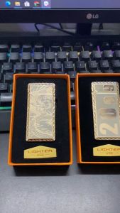 Bật lửa điện cảm ứng nắp bật tiếng vang dingdong - Sạc USB Type-C - Có đèn led hiển thị mức pin