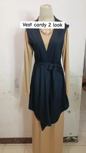 Cardigan Tanpa Lengan Kardigan Vest