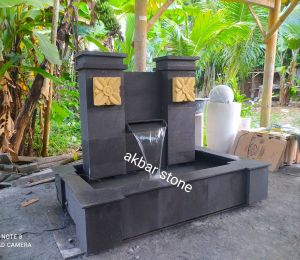 Air mancur batu alam tower besar