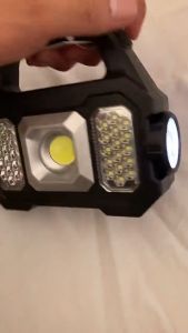 Outdoor Solar Light Portable LED Camping Light USB Rechargeable Handheld Emergency Lamp Flashlight Waterproof