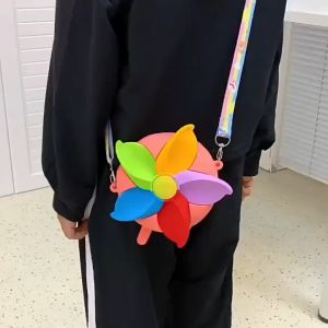 Pop It Small Cute Fashion Sling Bag Unicorn Rainbow Wallet Tas Anak