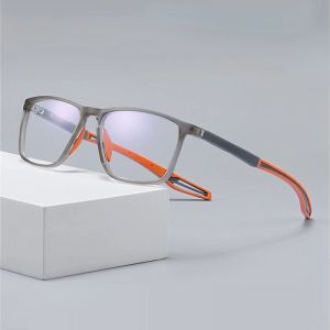 Fashion TR90 Reading Glasses for Men Spring Leg Sports Presbyopia Glasses Anti Blue Light Glasses+100+150+200+250+300+350+400