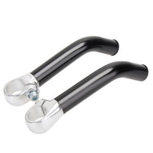 1Pair Bicycle Guards Aluminum Alloy Small Auxiliary Handlebar Bar Ends Horn Shape Multiple Colors Bike Handlebars Bicycle Parts