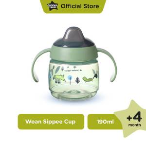 [New Arrival]TommeeTippee Superstar weaning sippee cup 4m+/190ml Green