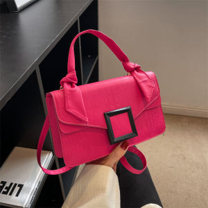 กระเป๋าสะพายข้างผู้หญิง กระเป๋าสะพายไหล่แบบสะพายข้าง กระเป๋าถือทรงสี่เหลี่ยมเล็ก กระเป๋าสะพายข้างแฟชั่น กระเป๋าผ้าฝ้ายโพลีเอสเตอร์ กระเป๋าสะพายประจำวัน