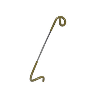 ตะขอติดไฟสแตนเลสแบบมีหางหมูสำหรับปีนเขาและปิกนิก ตะขอแบบมีหางหมูแบบมีหางสองหางสำหรับติดไฟแบบพกพาได้สำหรับการปีนเขาและปิกนิก