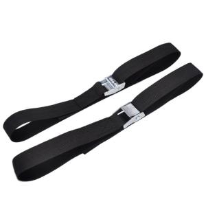 2Pcs 40cm Black Buckle Tie-Down Belt Car Luggage Bag Cargo Straps for Car Motorcycle Metal Buckle Tow Rope Strong Ratchet Belt