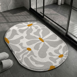 YK MORE | Water Absorbent Anti-Slip Bathroom Carpet