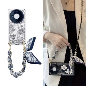 Silk Scarf Crossbody Huawei Honor 300 Phone Case Womens New 9 Styles High Quality Silicone Protective Cover Full Protection