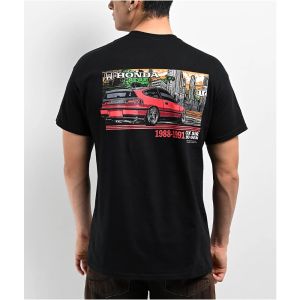 Honda | Honda Mens and Womens T-shirt Honda Civic EF Summer New Motorcycle Tee Racing Short-sleeved Spring Cycling Off-road Top