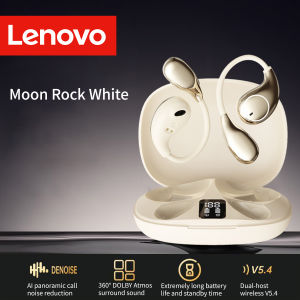 Lenovo | Lenovo TA320 Over-Ear Hook Wireless Earbuds Bluetooth 5.4 Touch Control Long Battery Life Built-in Call Microphone Sports Earbud