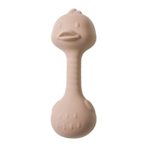Rattles for Baby 0 3 Months Toys Cartoon Duck Chewing Toys Silicone Maracas Baby Silicone Rattle Toys Teether Toys for Baby