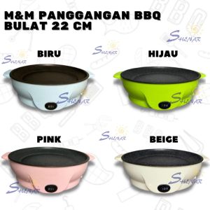 M&M KOREAN PAN MULTIFUNGSI/Alat Panggang listrik eletric Panci Elektrik/panci listrik/Panci BBQ