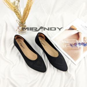 Mirandy Elena: Sepatu Wanita flat/ Balet Rajut premium