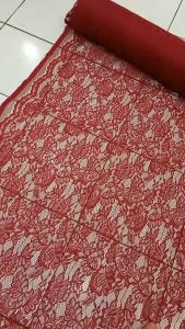 PERMETER Bahan Brokat Motif Kekinian Brokat Katun Untuk Kebaya Dress