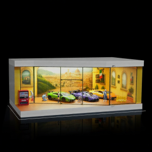 Italian Style 1:64 Scale Model Parking Garage Display Box