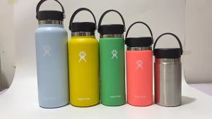 Space Flask 2.0 - 40oz (1.2L) Vacuum Insulated Water Bottle | 24H Ice Retention & Leakproof for Singapores Heat | Spray-Coated Steel for Gym Hiking & Travel