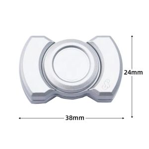 Meade | 3-In-1 EDC Fidget Toy Metal Magnetic Slider Spinner Gyroscope Stress Relief Spin Decompression Anti Anxiety Desk Gift for Adults