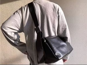 (SG) Stylish PU Leather Large Capacity Bag Street Shoulder Bag Crossbody Bag Sling Bag