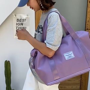 Trave Bag Foldable Bag Expandable Water Proof Big Capacity Travel Bag Gym Bag Handbag Yoga Sport Duffle Bag Beg Luggage Baggage