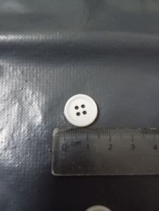 Cúc nhựa trắng cúc áo vest size 15x2cm