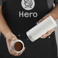 Professional Hero Portable Coffee Machine Small Size Italian Espresso Machine for Home Use Compact Coffee Maker. 