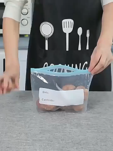 Food Grade Sealed Storage Bags Reusable Refrigerator Food Ziplock Bags Kitchen Food Organizer Pouch