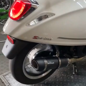 Knalpot Leovince Exhaust Gp Corsa Evo Stainless Black Vespa Sprint Primavera Lx S Lxv