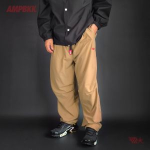 AMPBKK  "LOGO" NYLON PANTS