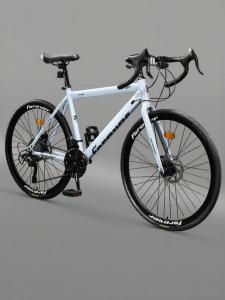 FOREVER | Speed Ultralight Aluminum Adults Men and Womens Variable Speed Curved Handlebar In-Line Bicycle