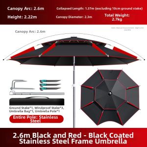 NAIFUNA | Omni-directional Water-resistant Fishing Umbrella