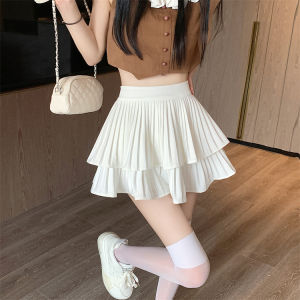 Váy Chữ a Xếp Ly Cỡ Lớn Thiết Kế Váy Ngắn Che Bụng Cao Cấp Váy Ngắn Mùa Hè Màu Trơn Váy Chữ a Xếp Ly A-Line Váy Xếp Ly Cỡ Lớn