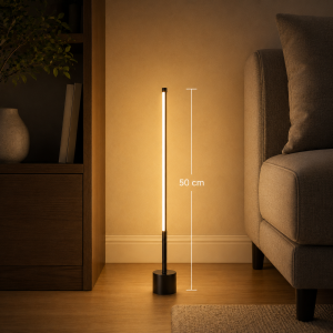 Intelligent floor lamp 180 degree illumination warm light height of 50cm suitable for study and bedroom