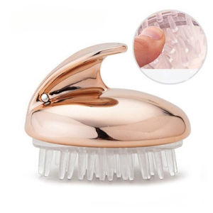 Shampoo Massage Comb Cleanser Scalp Meridians Shampoo Silicone Head Grabber Relieve Itching and Dandruff
