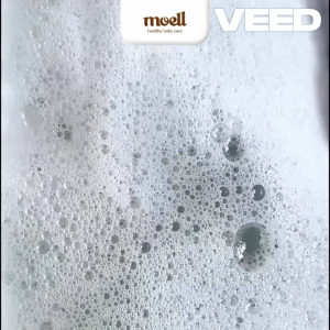 Moell Body Wash 185ml - Tanpa SLS - Bubbles Bubbles Everywhere Body Wash - Sabun Bayi - Natural Organic