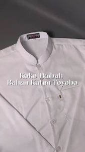 KOKO HAIBAH AMMU PREMIUM SEMI JAS SAKU DEPAN BAHAN KATUN MADINAH AL WAF  Panjang Dewasa Pria