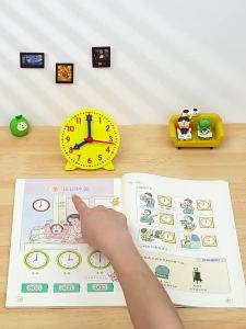 JIEXI | Mô Hình Đồng Hồ Giáo Dục Ba Kim Đồng Bộ Công Cụ Dạy Học