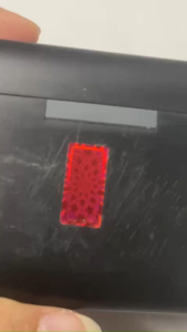 TEM CHỐNG HÀNG GIẢ HOLOGRAM MUA ÍT VẪN BÁN 100 cái TEM 1X2CM MÀU ĐỎ