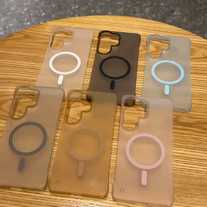 JLK Thin Frameless Matte Magnetic Case for SAMSUNG S26 Ultra S25 S24 S23 FE S22 Plus Wireless Charging Borderless Phone Cover